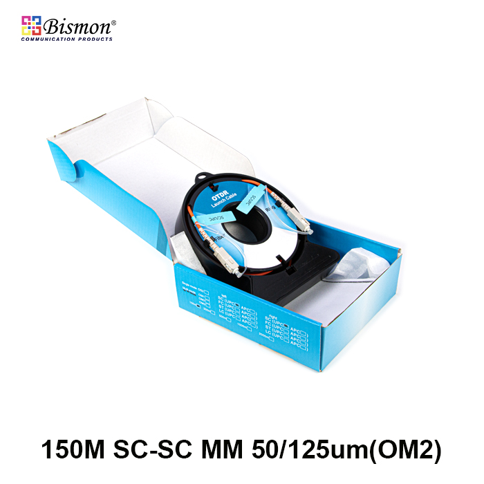 Mini Optical Fiber optic OTDR Launch Multi-mode 50/125um(OM2) length 150M(SC-SC)